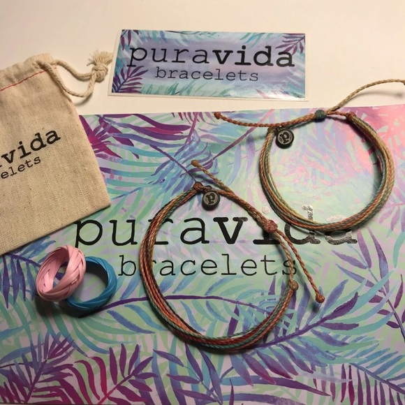 Pura Vida Bracelets Bundle+Braided Rings - Picture 2 of 5